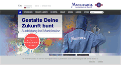 Desktop Screenshot of mankiewicz.com