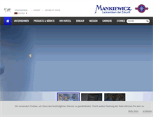 Tablet Screenshot of mankiewicz.com